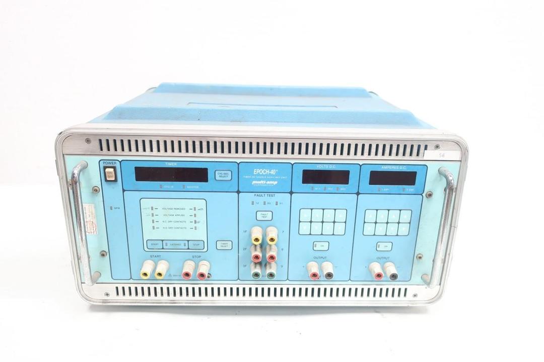MULTI-AMP EPOCH-40 DC RELAY TEST SET 115V-AC