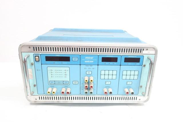 MULTI-AMP EPOCH-40 DC RELAY TEST SET 115V-AC