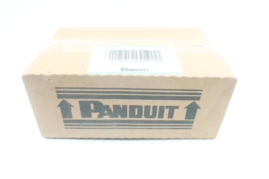BOX OF 10 PANDUIT T70PGIW PAN-WAY SNAP-ON RECTANGULAR FACEPLATE