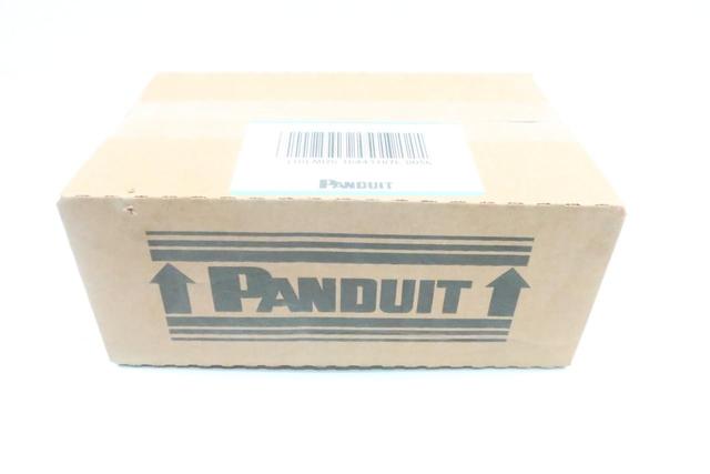BOX OF 10 PANDUIT T70PGIW PAN-WAY SNAP-ON RECTANGULAR FACEPLATE