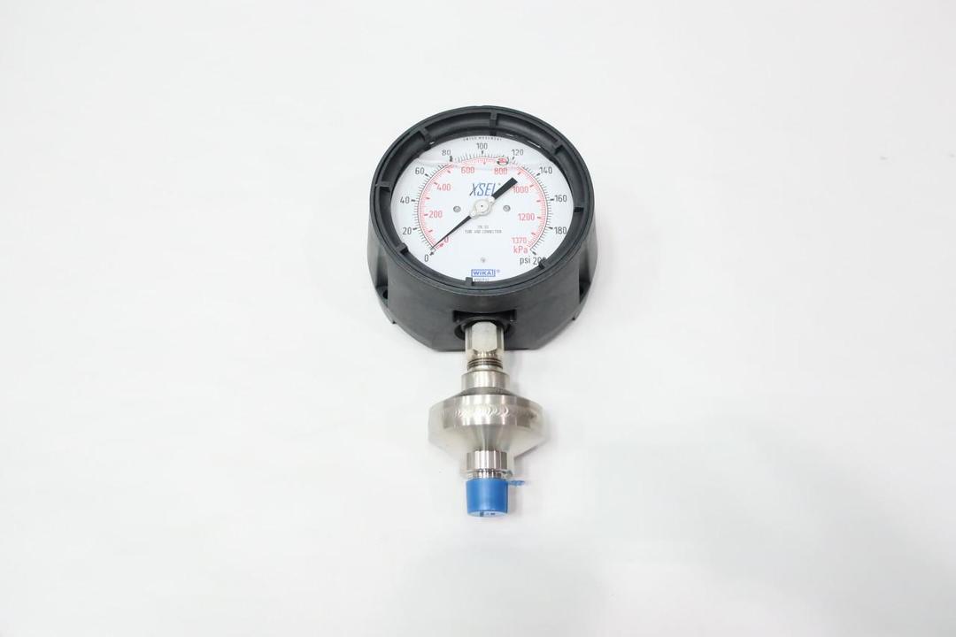 WIKA 8100ZFV2 PRESSURE GAUGE 4IN 1/2IN NPT 0-200PSI