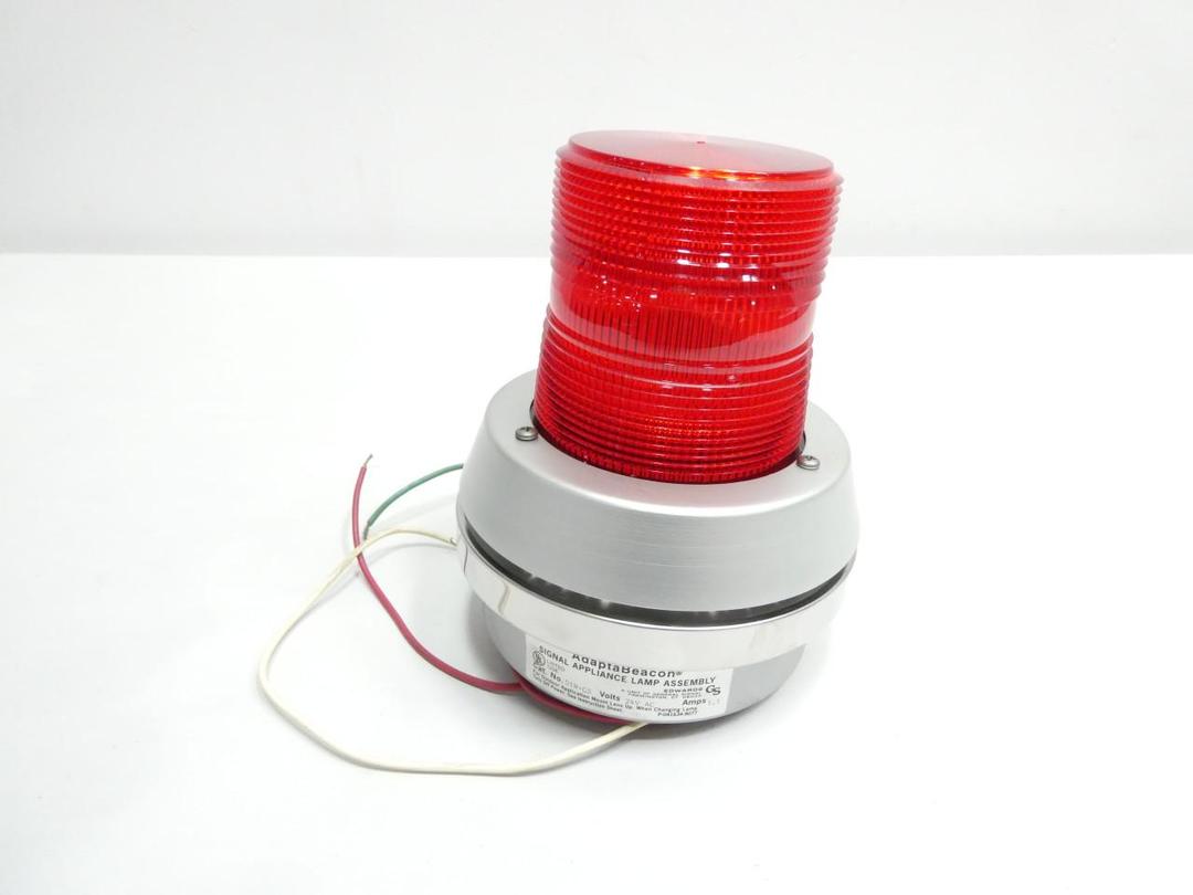 EDWARDS GS 51R-G5 ADAPTABEACON RED FLASHING BEACON 24V-AC
