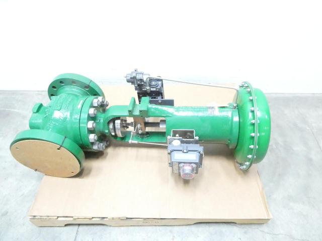 FISHER ED 667 SIZE 76I 3582G PNEUMATIC STEEL FLANGED CONTROL VALVE 6IN 600
