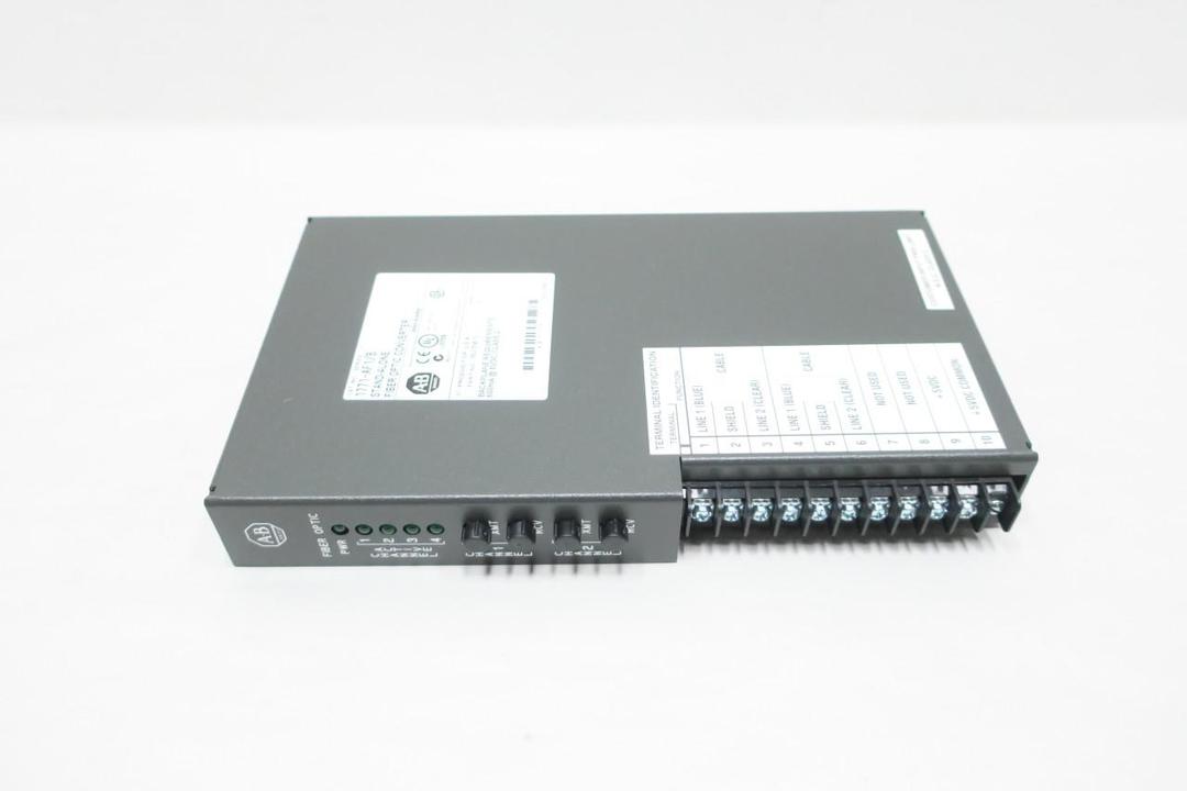 ALLEN BRADLEY 1771-AF1 PLC5 STAND ALONE FIBER OPTIC CONVERTER SER B