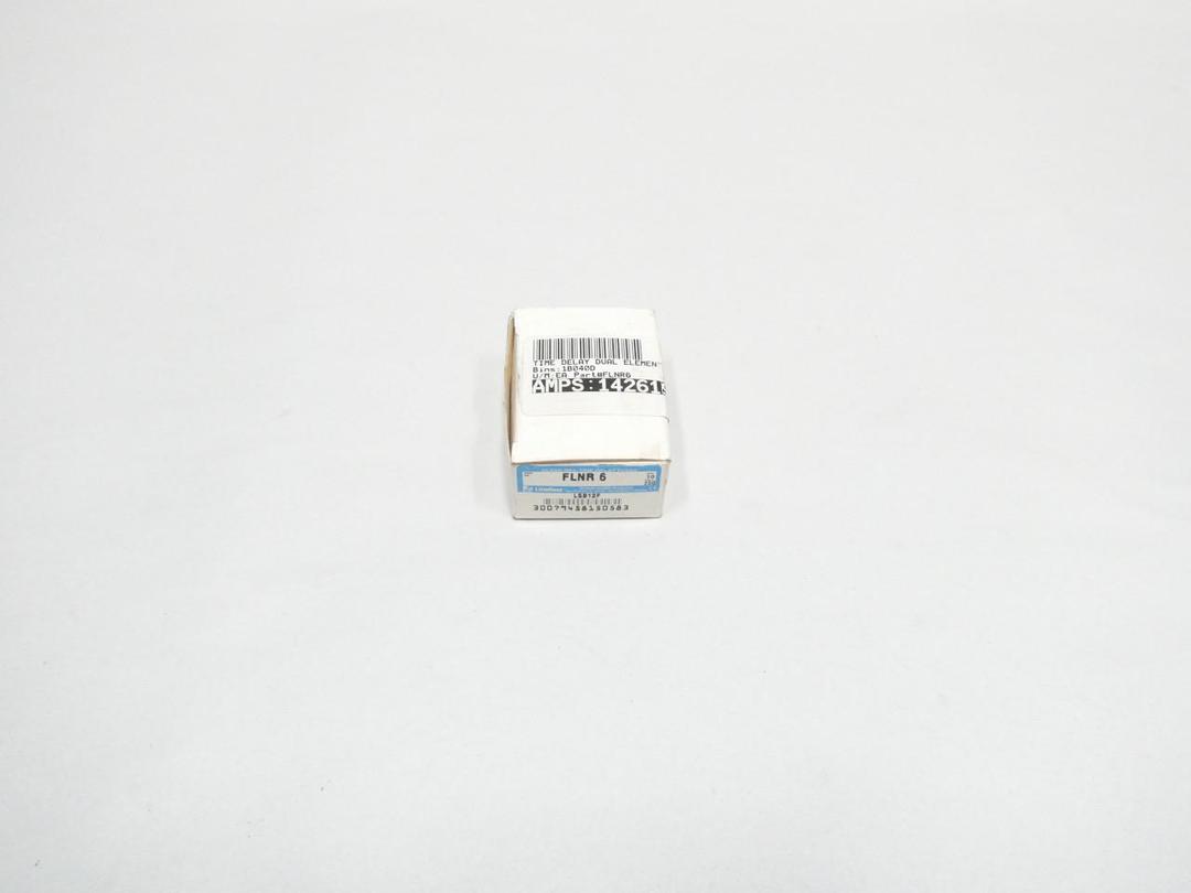 BOX OF 10 LITTELFUSE FLNR 6 CARTRIDGE FUSE RK5 6A AMP 250V-AC