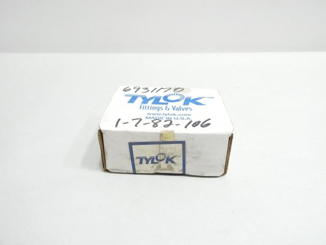 TYLOK SS-4-6DD-4 MANUAL TUBE STAINLESS NEEDLE VALVE 1/4IN