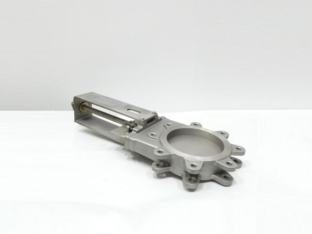 PMP ZFI-M MANUAL STAINLESS LUGGED KNIFE GATE VALVE 8IN 150