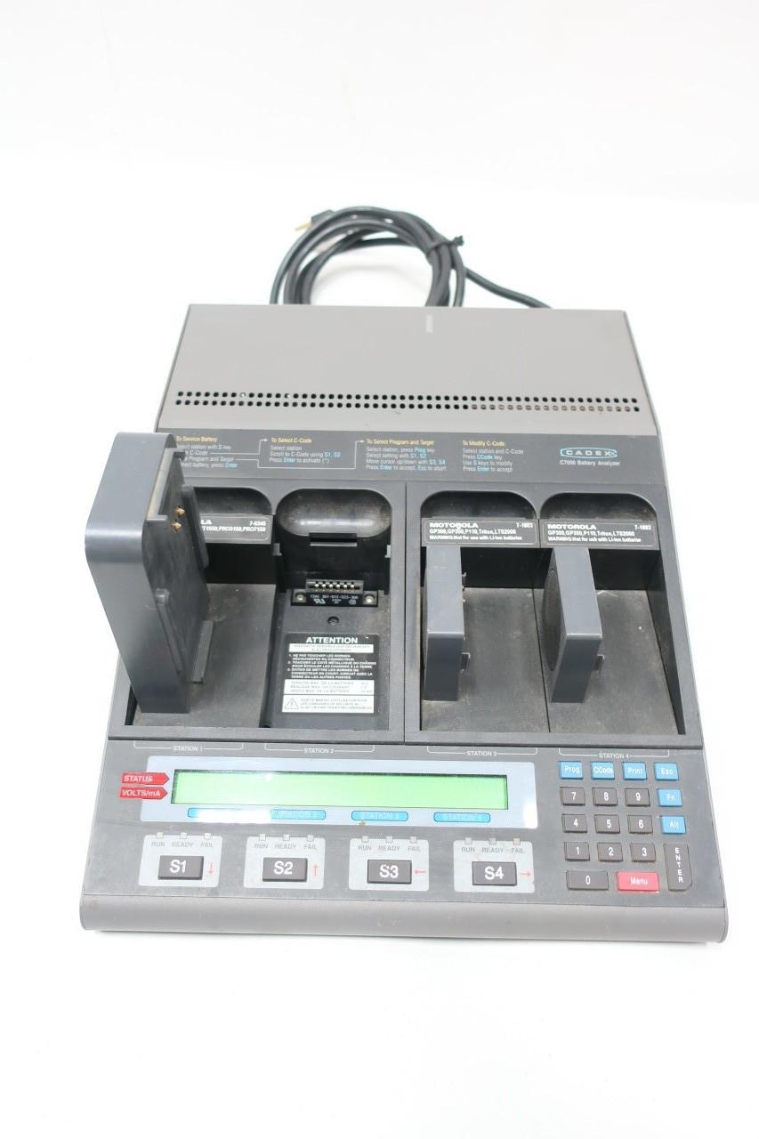 CADEX C7000-1 BATTERY ANALYZER 115V-AC 25V-DC 2A