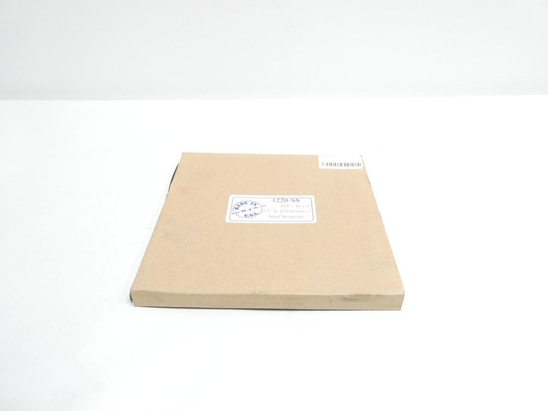 ROYAL 1220-SS STAINLESS STEEL STRAPPING 1/2IN X 0.020 200FT