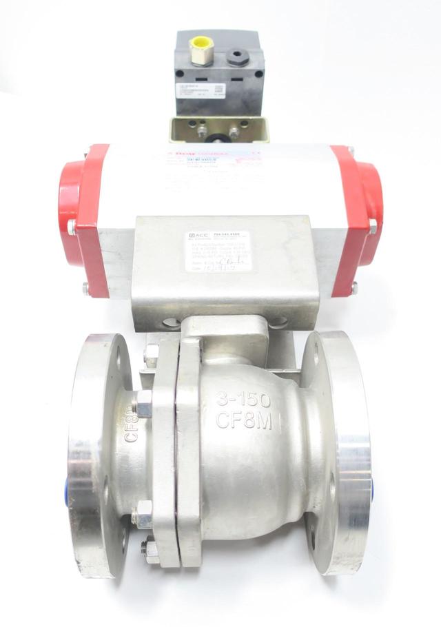 FLOWTEK F15 92-1190-11300-532 6DR5020-0NN00 STAINLESS CONTROL VALVE 3IN 150