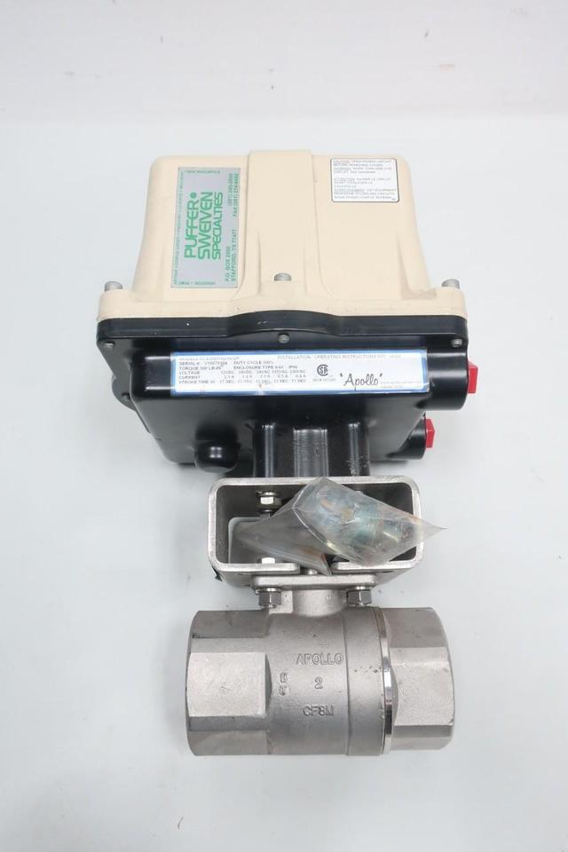 APOLLO ACS300WU2-N-UP PNEUMATIC STAINLESS BALL VALVE 2IN NPT 1500WOG