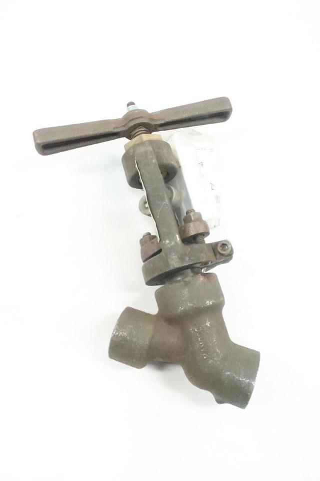 HANCOCK 4102W1 MANUAL STEEL SOCKET WELD GLOBE VALVE 1/2IN 2680
