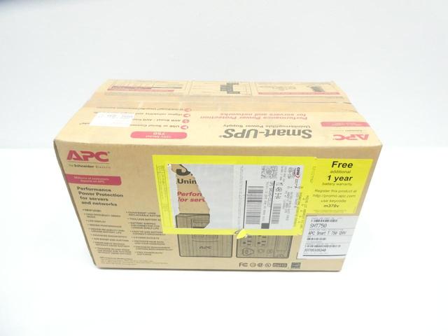 APC SMT750 SMART-UPS BATTERY BACKUP POWER SUPPLY 120V-AC