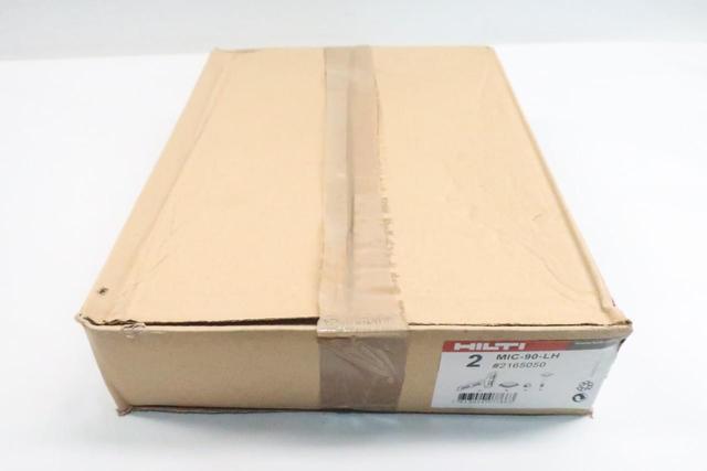 BOX OF 2 HILTI MIC-90-LH GALVANIZED GIRDER CONNECTOR