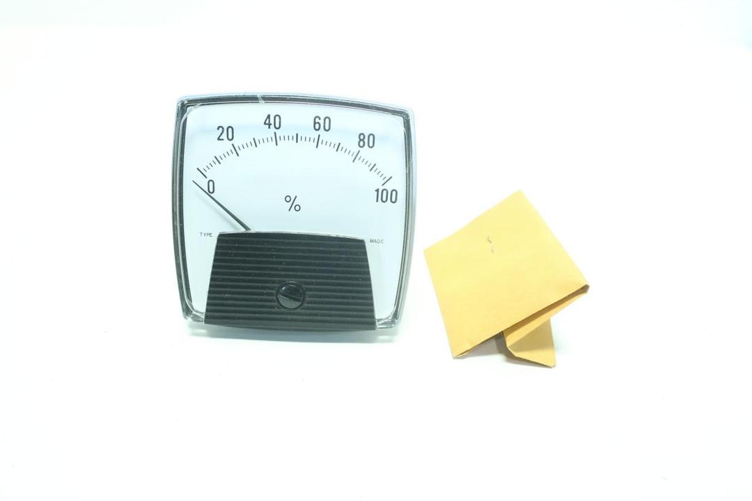 GENERAL ELECTRIC GE 254 3-1/2 0-100MADC VOLTMETER