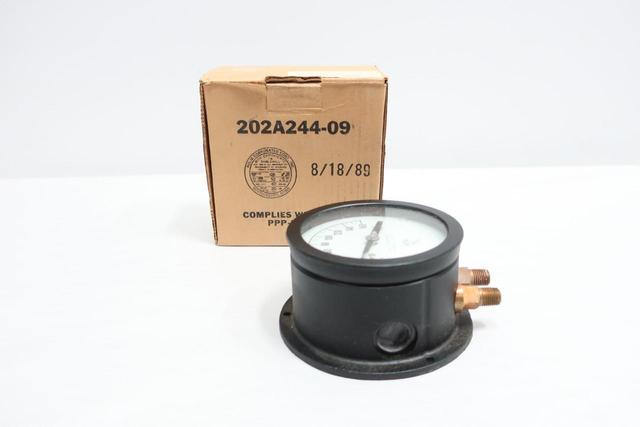 ASHCROFT 202A244-09 PRESSURE GAUGE 4-1/2IN 1/4IN NPT 1-160KPA