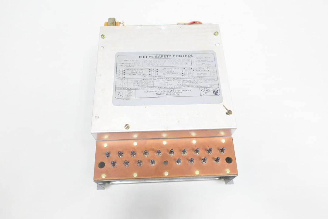 FIREYE 25SU5 4013 SAFETY CONTROL AMPLIFIER 120V-AC