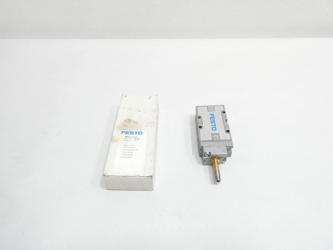 FESTO MFH-5-1/8-B 19758 PNEUMATIC SOLENOID VALVE 28-145PSI