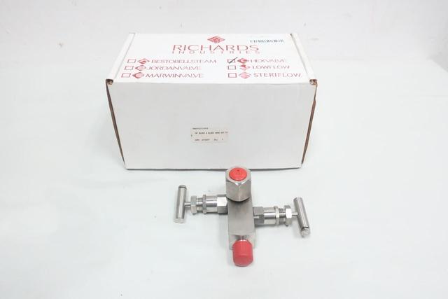 HEX VALVE HB591U3131412 STAINLESS HIGH PRESSURE BLEED VALVE 1/2IN NPT