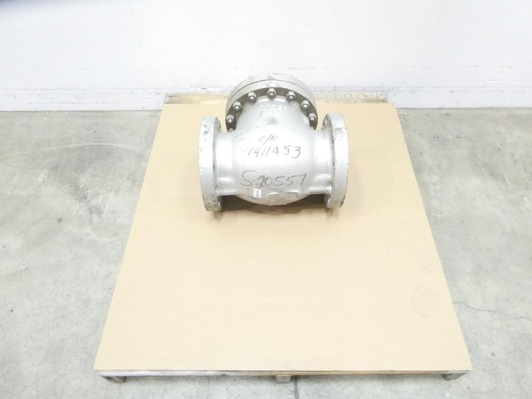 POWELL 3061 STEEL FLANGED CHECK VALVE 6IN 300