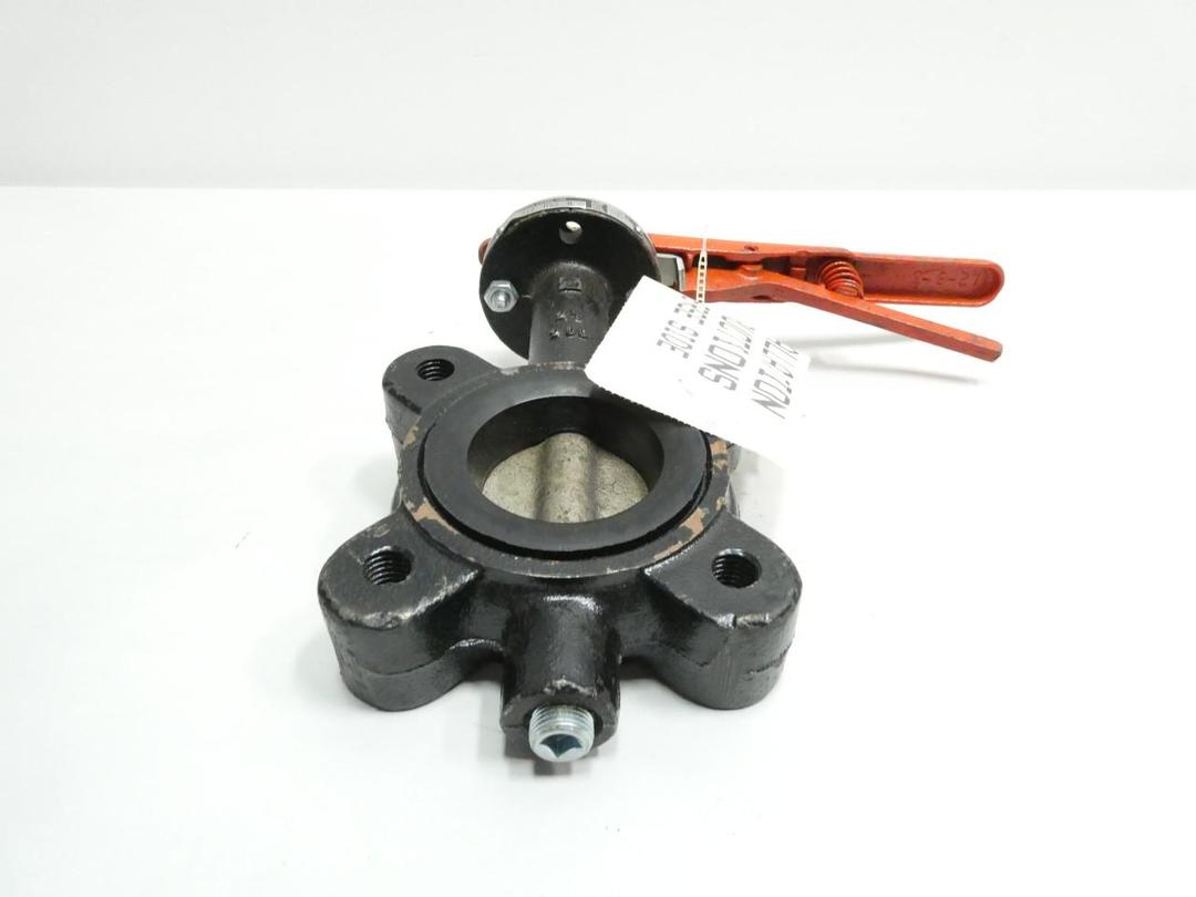 STOCKHAM LG712-DS3-B MANUAL LUGGED BUTTERFLY VALVE 2-1/2IN 200