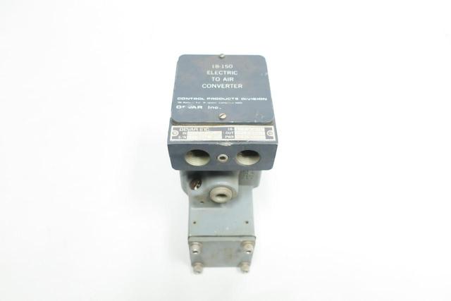 DEVAR 18-152-M31 ELECTRIC TO AIR CONVERTER 3-27PSI 117V-AC