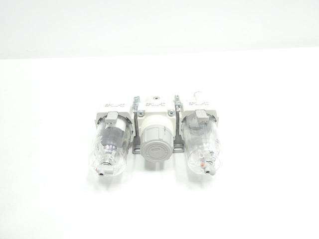 SMC AC30-N03-3Z-A FILTER, REGULATOR AND LUBRICATOR COMBO 150PSI 7-100PSI 3/8IN