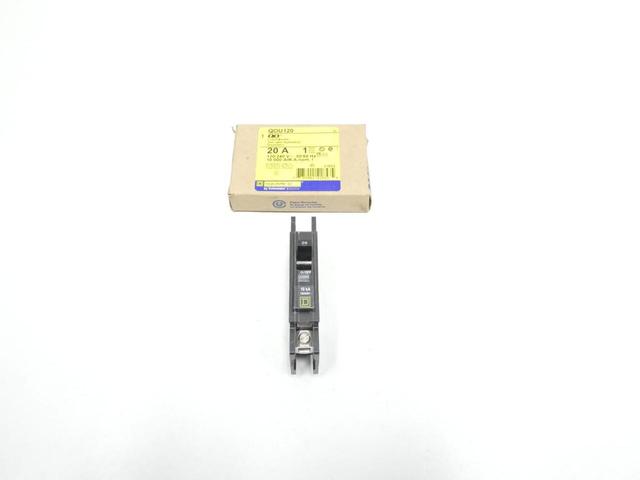 SQUARE D QOU120 MINIATURE CIRCUIT BREAKER 1P 20A AMP 120/240V-AC