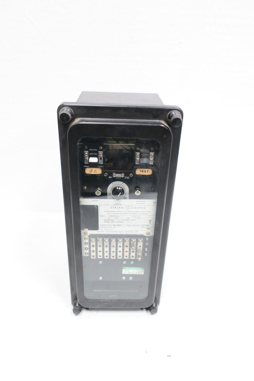 GE 12STD16C3A TRANSFORMER PROTECTION DIFFERENTIAL RELAY 48/125/250V-DC