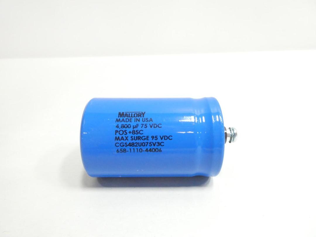 MALLORY CGS482U075V3C CAPACITOR 4800UF 75V-DC