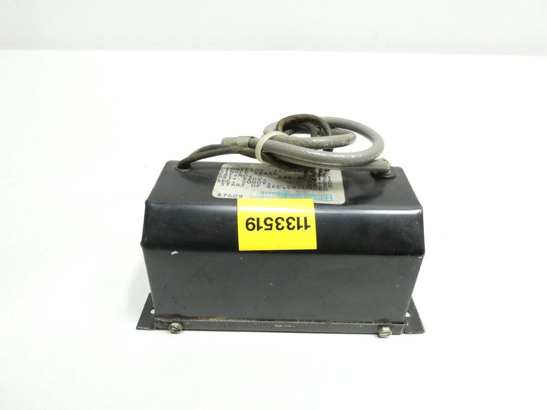 JEFFERSON ELECTRIC 638-001-121 IGNITION TRANSFORMER 150VA 120V-AC 5000V-AC
