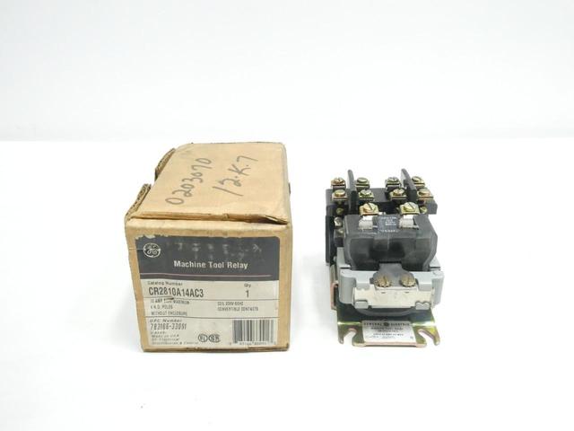 GENERAL ELECTRIC GE CR2810A14AC MACHINE TOOL RELAY 230V-AC