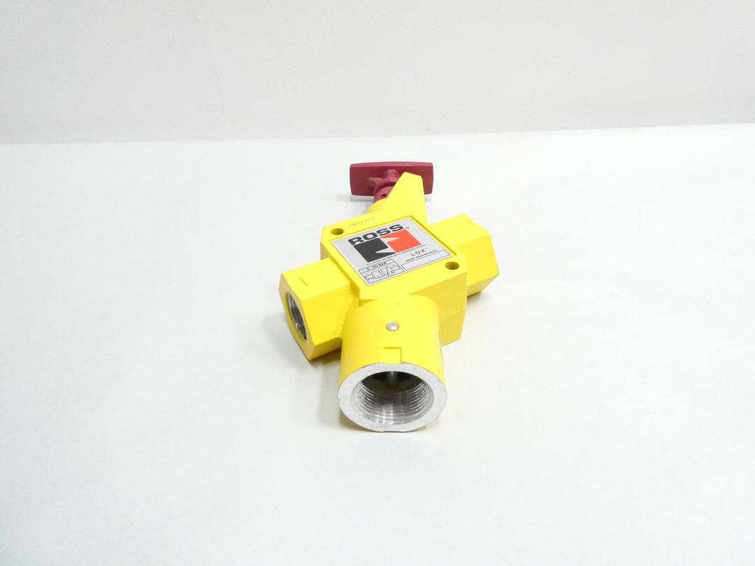 ROSS Y1523C6002 L-O-X PNEUMATIC LOCKOUT VALVE 20BAR 1IN X 1-1/4IN NPT
