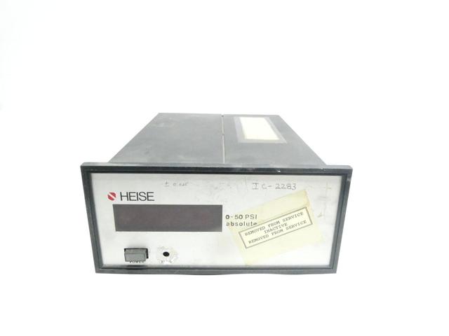 HEISE 711B PRESSURE INDICATOR 0-50PSI ABS 110V-AC