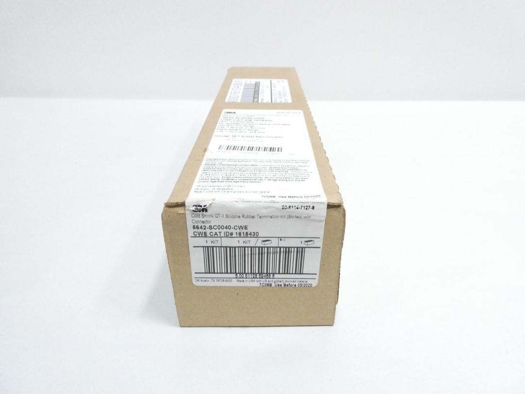 3M 5642-SC0040-CWE COLD QT-II SILICONE RUBBER TERMINATION KIT