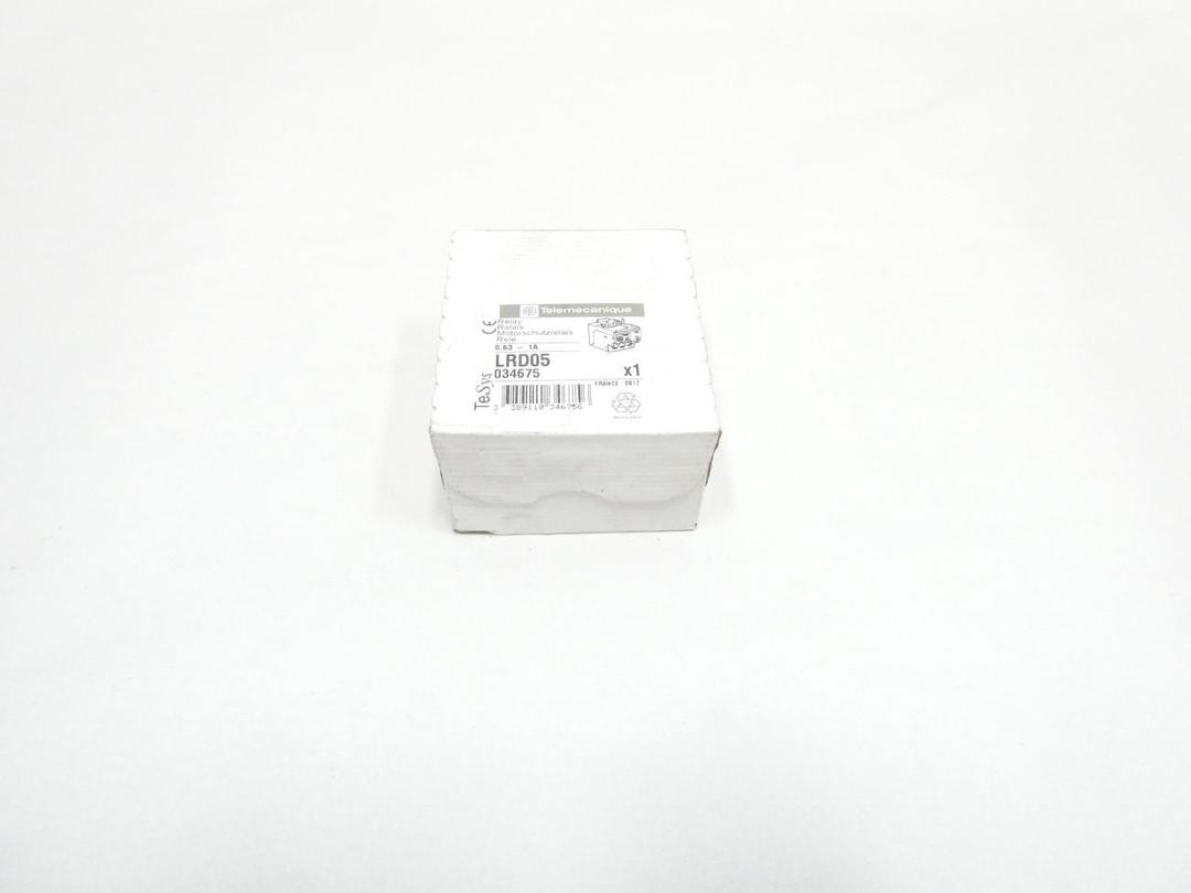 TELEMECANIQUE LRD05 OVERLOAD RELAY 0.63-1A AMP