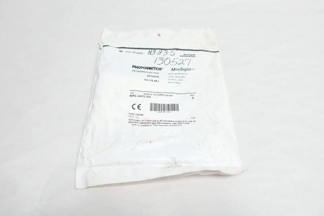 ALLEN BRADLEY 42KL-U2TC-G3 PHOTOSWITCH PHOTOELECTRIC SENSOR 22-250V-AC/V-DC