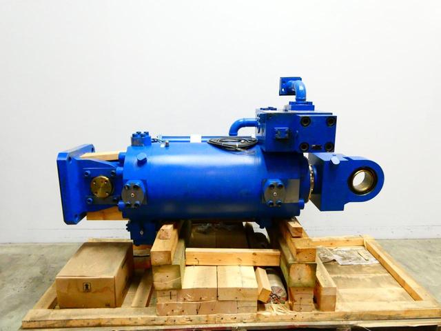 REXROTH 124001361 R987402174 HYDRAULIC CYLINDER MILL C/W MANIFOLD ASSEMBLY