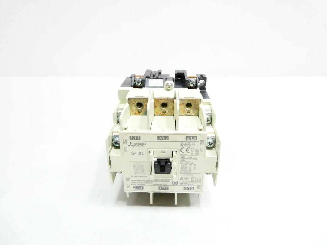 MITSUBISHI S-T80 AC CONTACTOR 100-127V-AC 100A AMP 50HP