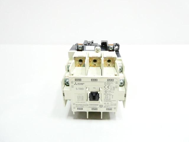 MITSUBISHI S-T80 AC CONTACTOR 100-127V-AC 100A AMP 50HP
