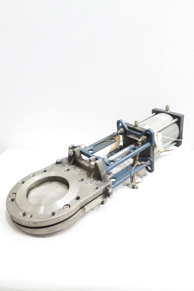 FABRI-VALVE FV-1688 PNEUMATIC STAINLESS LUGGED KNIFE GATE VALVE 150 6IN