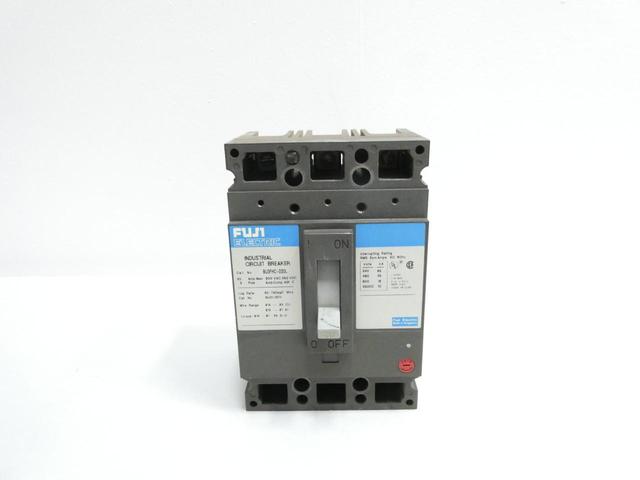 FUJI BU3FHC-020L MOLDED CASE CIRCUIT BREAKER 3P 20A AMP 600V-AC
