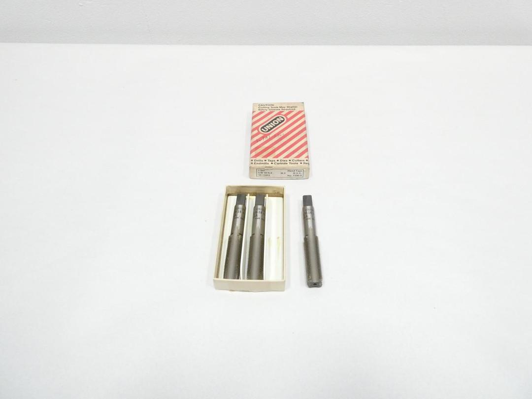 BOX OF 3 UNION TWIST 10-11052 HAND TAPS 5/8IN