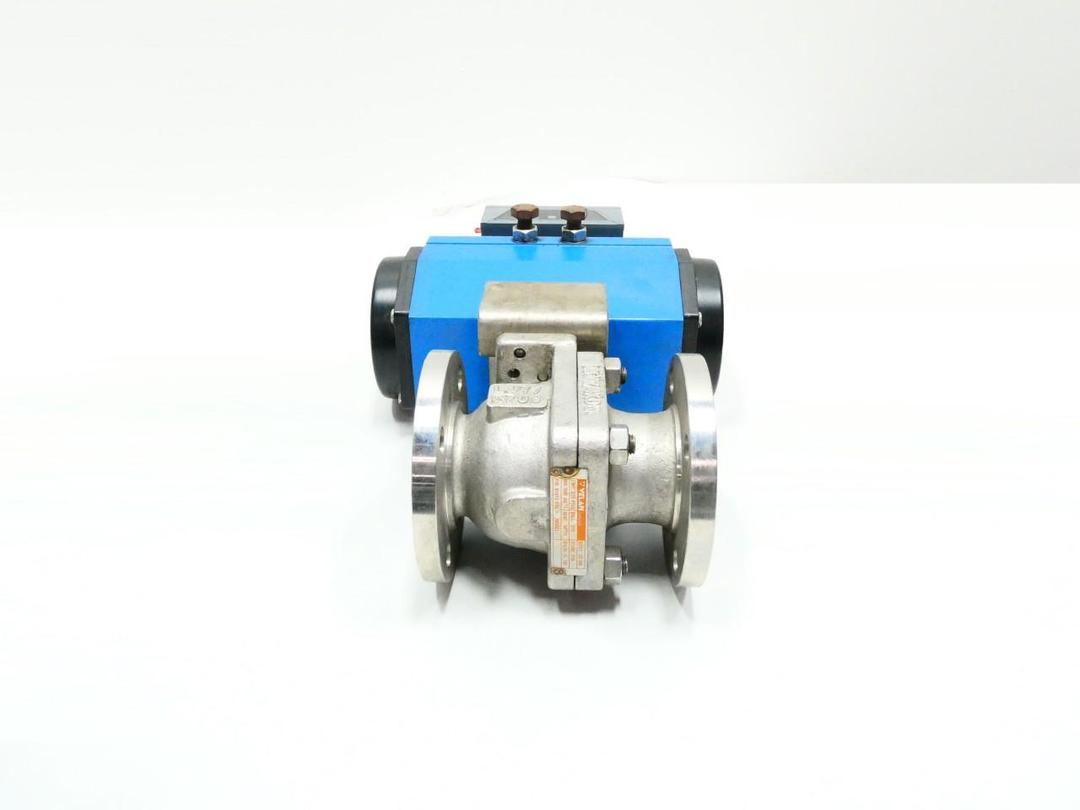 VELAN 01413-SSE ECV110E-26 R300 PNEUMATIC STAINLESS FLANGED CONTROL VALVE 2IN