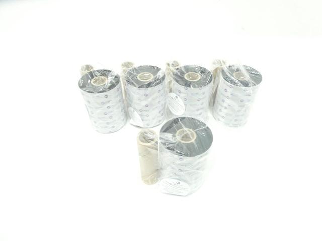 SET OF 5 MARKEM 912710C0560110BK05 THERMAL TRANSFER RIBBON 110MM X 560M