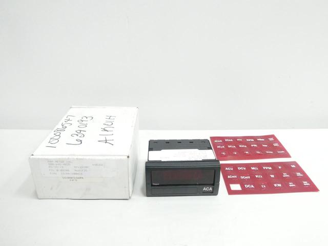 SIMPSON F35 1DCMA/100ACA DIGITAL PANEL METER 0-1DCMA