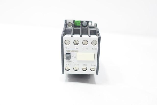 SIEMENS 3TH4040-0B CONTACTOR RELAY 24V-DC