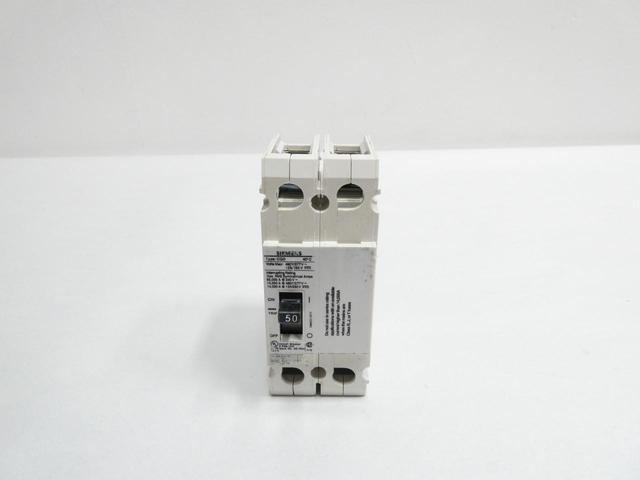 SIEMENS CQD250 MOLDED CASE CIRCUIT BREAKER 2P 50A AMP 277/480V-AC