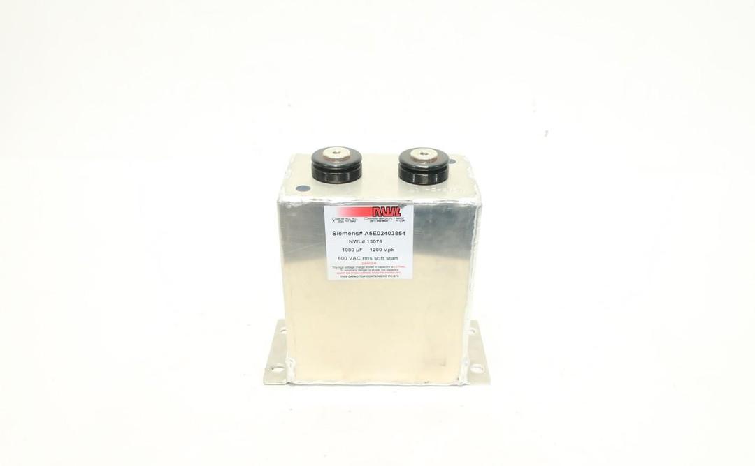 SIEMENS A5E02403854 CAPACITOR 1200VPK 1000UF 600V-AC
