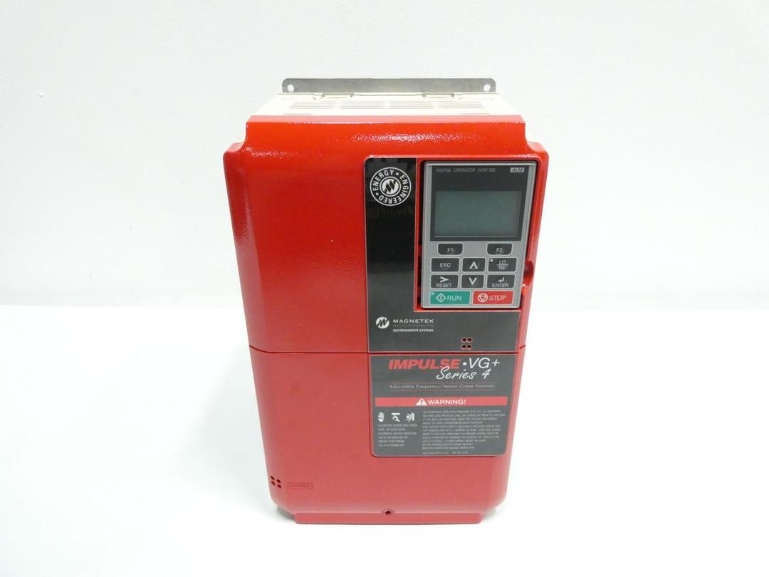 YASKAWA CIMR-AU4A0038AAA IMPULSE VG+ SERIES 4 VFD DRIVE 0-400HZ 0-480V-AC
